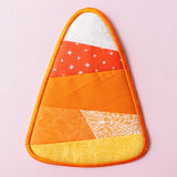 Crazy Patchwork Candy Corn Trivet (In-the-Hoop)