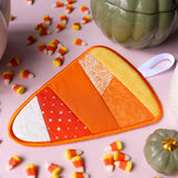 Crazy Patchwork Candy Corn Trivet (In-the-Hoop)