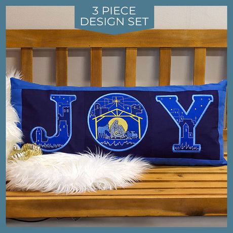 Joyful Nativity Set (Applique)