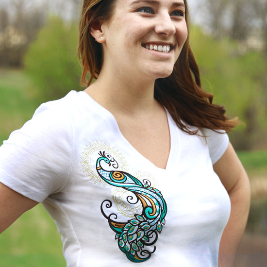 Mehndi Peacock Spray