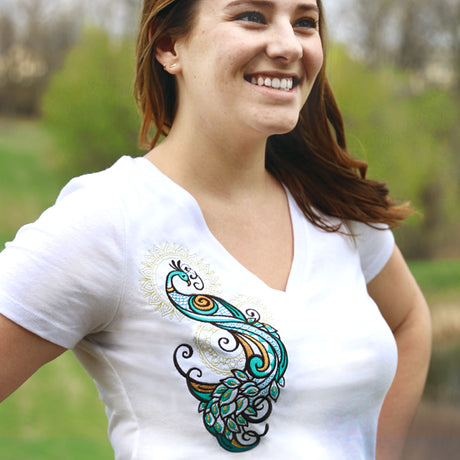 Mehndi Peacock Spray