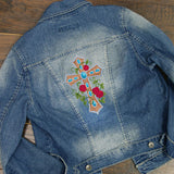 Cross and Winding Roses