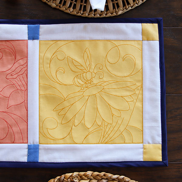 Spring Quilting - Bumblebee (Double Run)