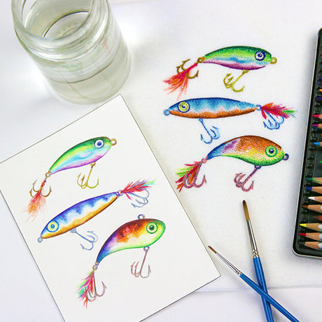 Al-Lure-ing Trio in Watercolor