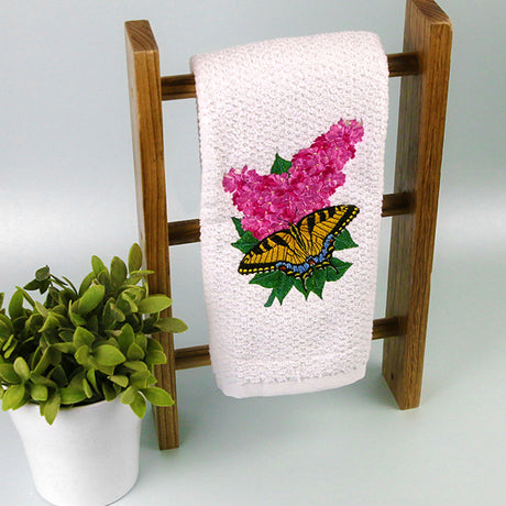 Tiger Swallowtail & Lilacs