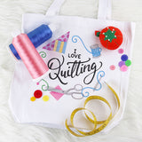 I Love Quilting Wreath