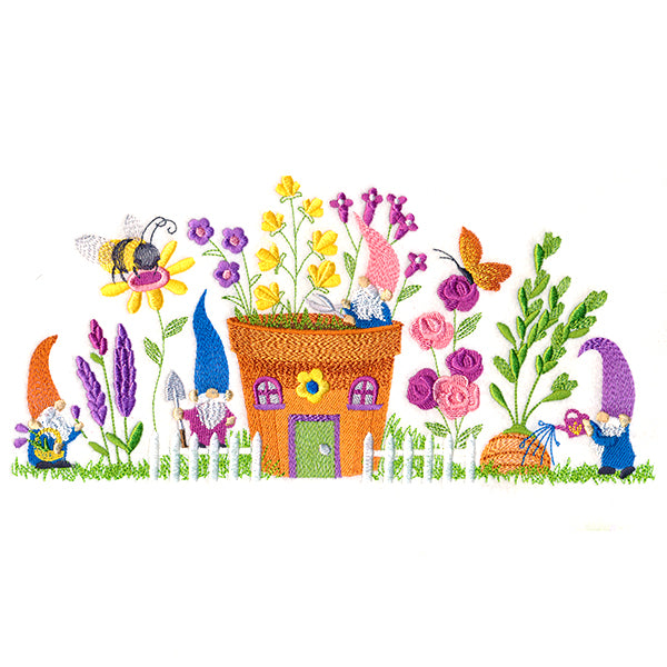 Spring Has Sprung Gnome Border