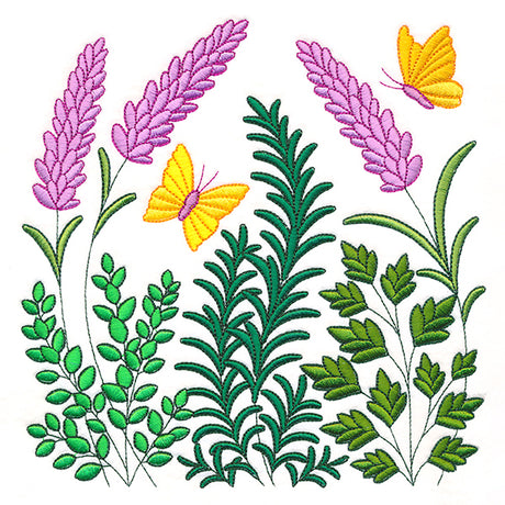 Garden Blooms Square