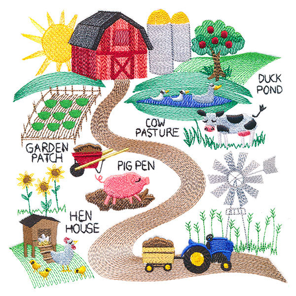 Countryside Farm Map