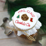 Mrs. Claus Cookie Co. Jar Topper