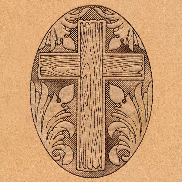 Blooms in the Desert Cross (Trapunto)