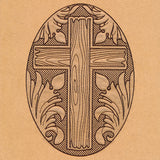 Blooms in the Desert Cross (Trapunto)