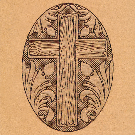 Blooms in the Desert Cross (Trapunto)