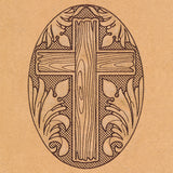 Blooms in the Desert Cross (Trapunto)