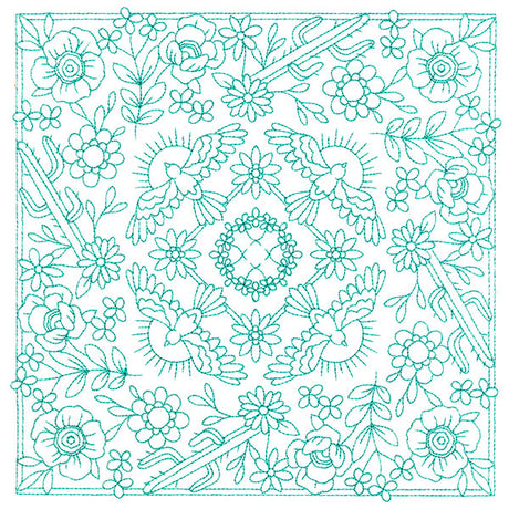 Desert Birds & Botanicals Bandana Square