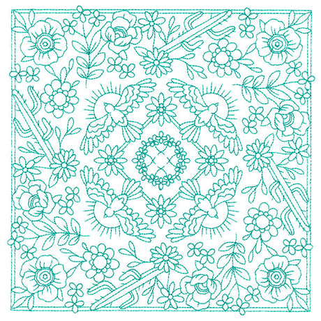 Desert Birds & Botanicals Bandana Square