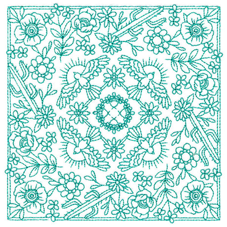 Desert Birds & Botanicals Bandana Square