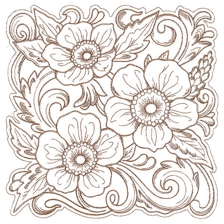 Arizona Poppy Square