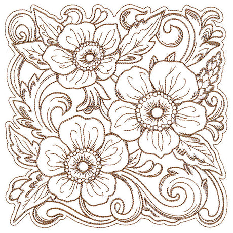 Arizona Poppy Square