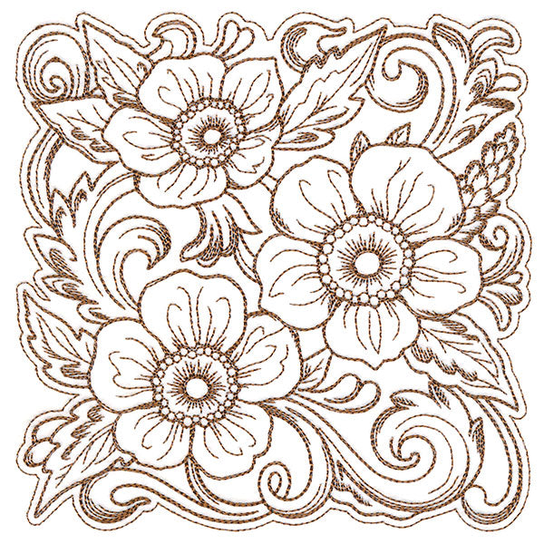 Arizona Poppy Square