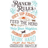 Ranch Rules