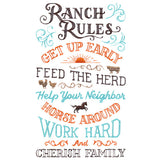 Ranch Rules