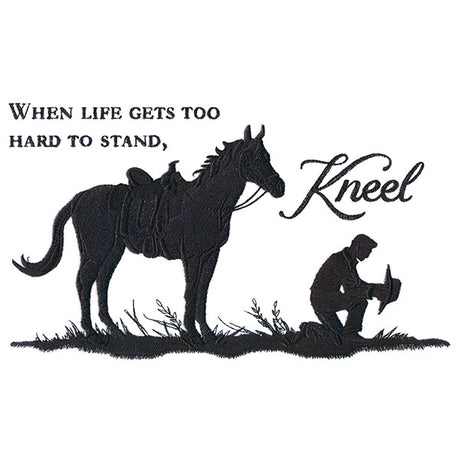 When Life Gets Too Hard Silhouette