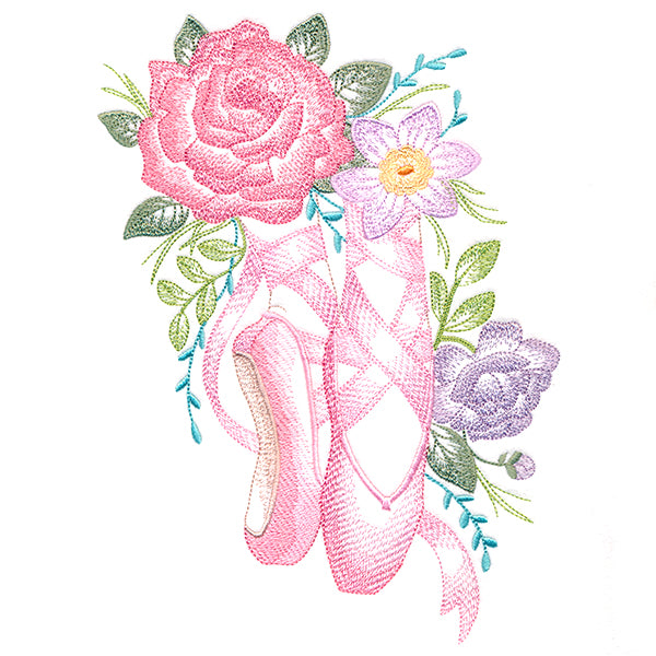 Ballet Slippers in Bloom