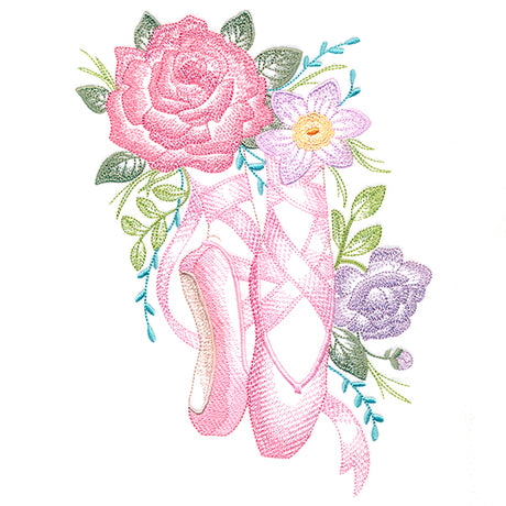 Ballet Slippers in Bloom