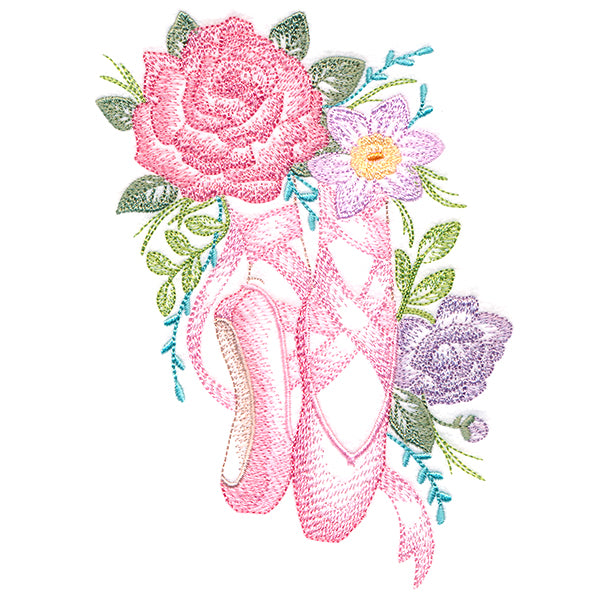 Ballet Slippers in Bloom