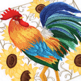 Rooster & Sunflower Square