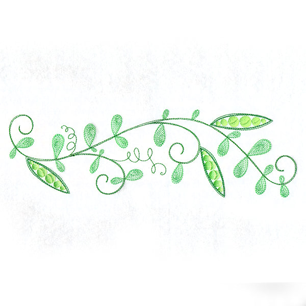Sublime Snap Pea Border