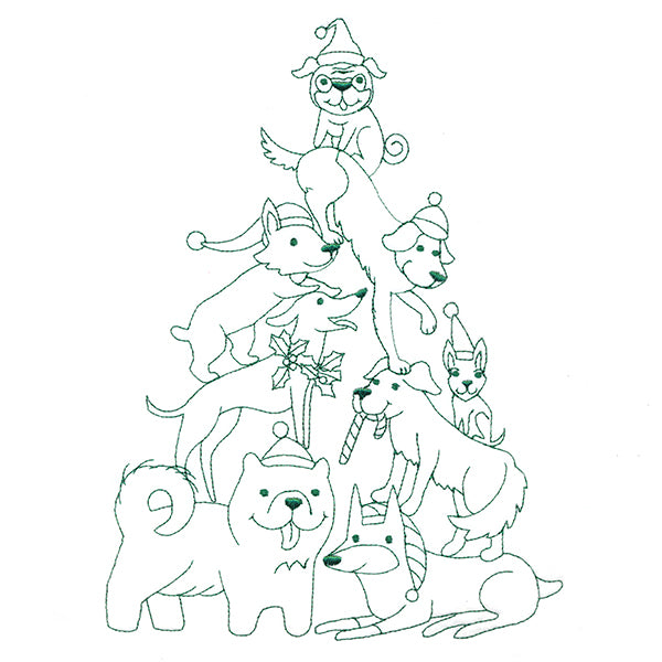Happy Howlidays Tree Stack