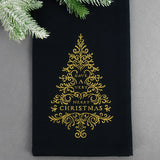 Calligraphic Merry Christmas Tree