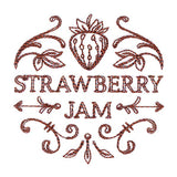 Strawberry Jam Jar Topper