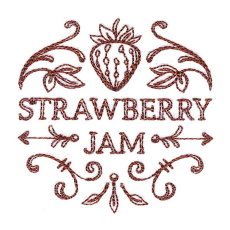 Strawberry Jam Jar Topper