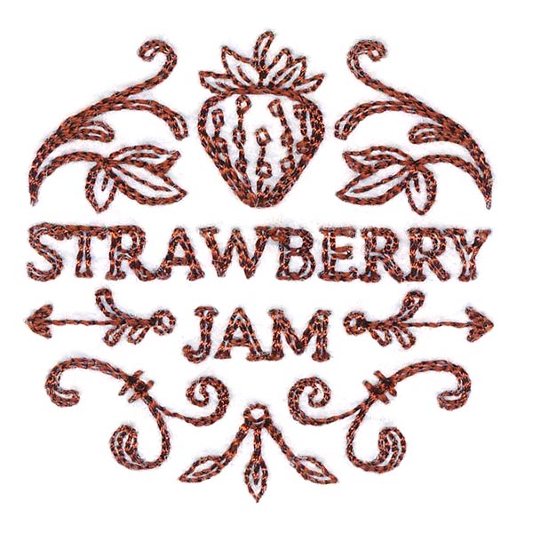 Strawberry Jam Jar Topper