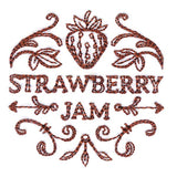 Strawberry Jam Jar Topper