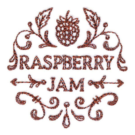 Raspberry Jam Jar Topper
