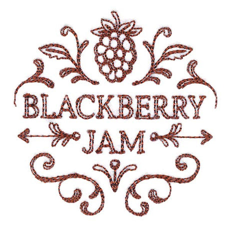 Blackberry Jam Jar Topper