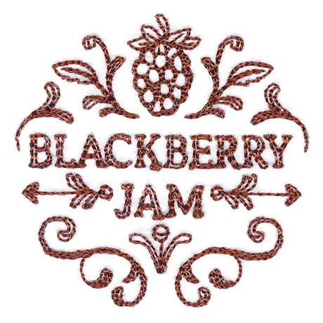 Blackberry Jam Jar Topper