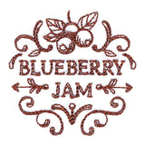 Blueberry Jam Jar Topper