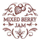 Mixed Berry Jam Jar Topper