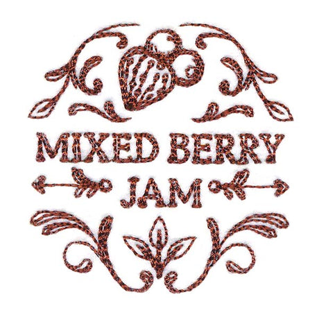 Mixed Berry Jam Jar Topper