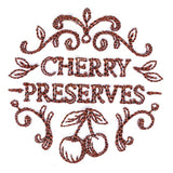 Cherry Preserves Jar Topper