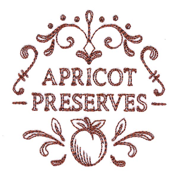 Apricot Preserves Jar Topper