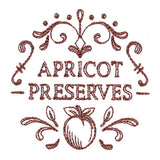 Apricot Preserves Jar Topper