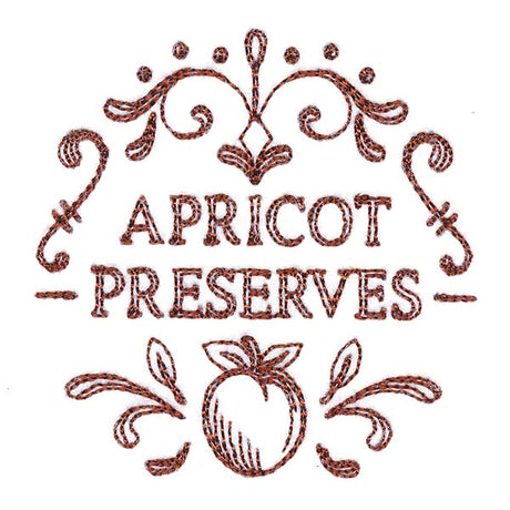 Apricot Preserves Jar Topper
