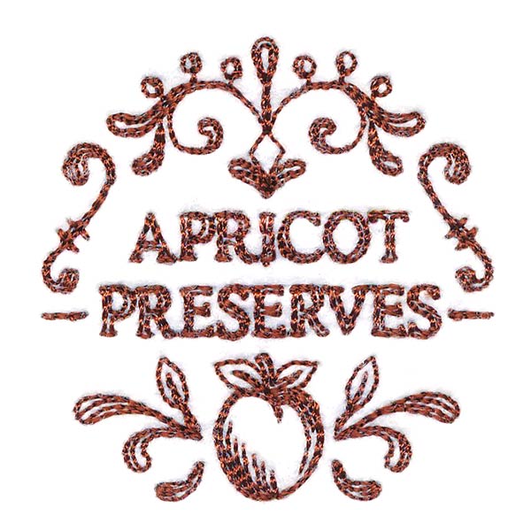Apricot Preserves Jar Topper