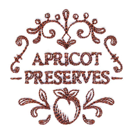 Apricot Preserves Jar Topper